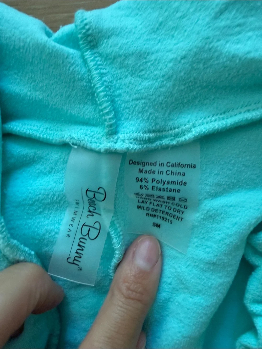 Beach Bunny Aqua Ruffle Button-Front Mini Dress - Picture 3 of 4